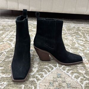 Vince Camuto Black Ankle Booties